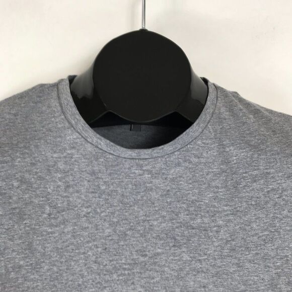 ASOS Crew Neck Tee Women’s Large Gray Short Sleeve Organic Cotton Knit Casual - Picture 2 of 11